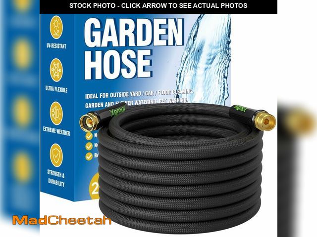 Lot 74-14208665 - Flexible Garden Hose Water Pipe - 25FT Lightweight Garden Water Hose, Portable Patio Hose with Solid...