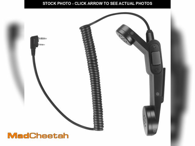 Lot 74-12977118 - Renastar Handset Mic External Hand Set Military Style Microphone for Baofeng UV-5R UV-82HP BF-888S B...