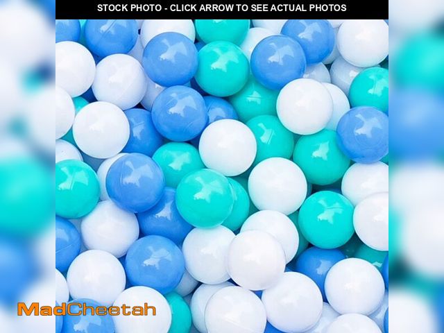 Lot 74-13539184 - 2.2in/5.5cm Ball Pit Balls, 100-Pack in Sweet Pink &amp; White - Non-Toxic &amp; Durable for Game Te...