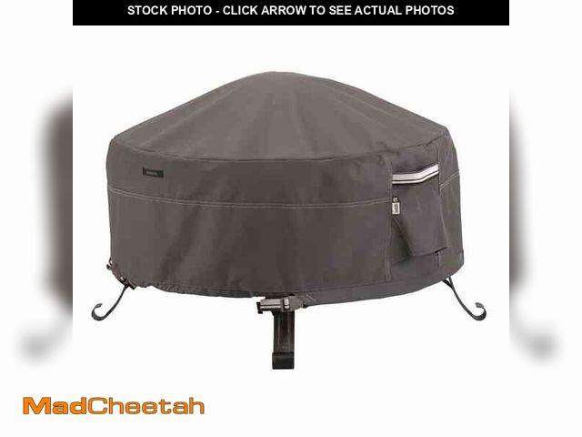 Lot 74-13801631 - Classic Accessories Ravenna 30 in. Round Full Coverage Fire Pit Cover - UNUSED