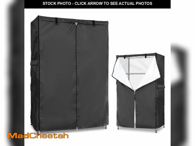 Lot 74-14266141 - Dalema Wire Rack Covers,Heavy Duty 600D Dustproof Waterproof Storage Rack Covers for Metal Shelves,S...