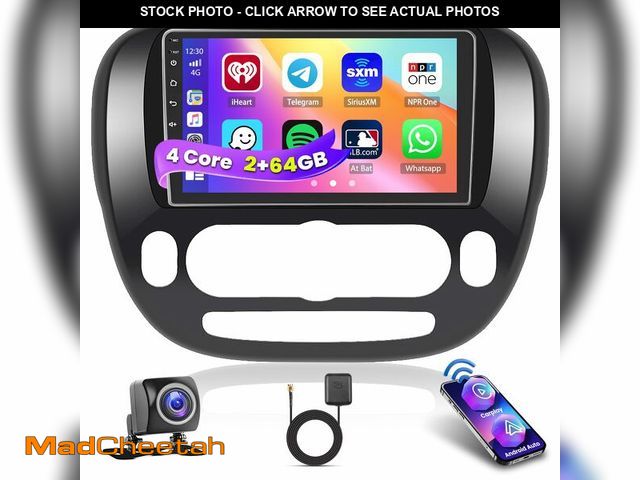 Lot 74-12603972 - Inefala 2+64G Screen for for Kia Soul 2014 2015 2016 2017 Manual A/C CarPlay Stereo Android 15 Car R...