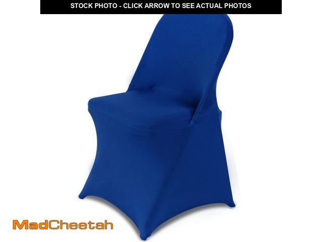 Lot 74-13769346 - HAINARverS Stretch Spandex Folding Chair Covers 30PCS Universal Fitted Chair Cover Protector for Wed...