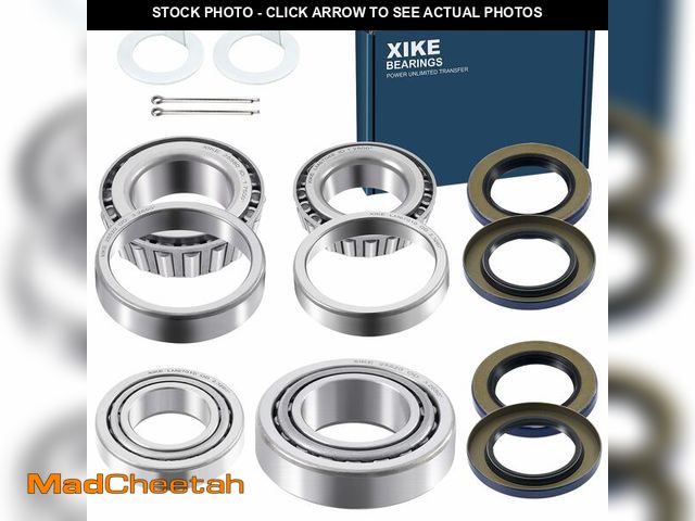 Lot 74-13967243 - XiKe 2 Set Fits 5,200-6,000 lb Axles Trailer Wheel Hub Kit, 25580/25520 Ã¯Â¼â  LM67048/LM67010 Bear...