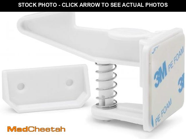 Lot 74-11545118 - 12 Pack Cabinet Locks Child Safety  Baby Safety Cabinet Locks NO Drilling 3M Adhesive Baby Proof Dra...