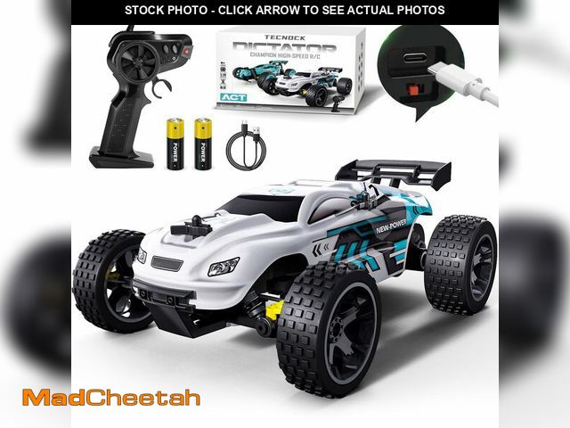 Lot 74-14302850 - Tecnock RC Cars Remote Control Car for Kids, 1:18 Scale 20 KM/H 2WD Offroad Buggy, 2.4GHz RC Racing ...