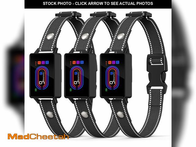 Lot 74-14143663 - 3 Pack Dog Bark Collar, 2025 Bark Collar for Large Medium Small Dogs 5-130 lbs - Smart Rechargeable ...