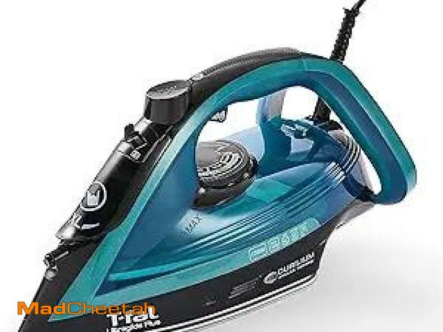 Lot 74-12128935 - T-Fal Ultraglide Steam Iron for Clothes Durilium Soleplate, Precision Tip, Anti-Drip, Auto-Off 1800 ...