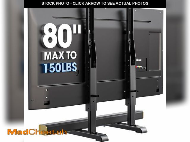 Lot 74-12698439 - AX WABER Universal TV Stand, Table Top TV Stand Base Wobble-Free Replacement for Most 24 to 80 Inch ...