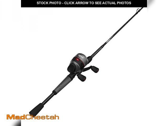 Lot 74-12098660 - Zebco(ZR33602MA.NS3) 33 Rhino Spincast Reel and 2-Piece Fishing Rod Combo,Durable E-Glass Rod with C...