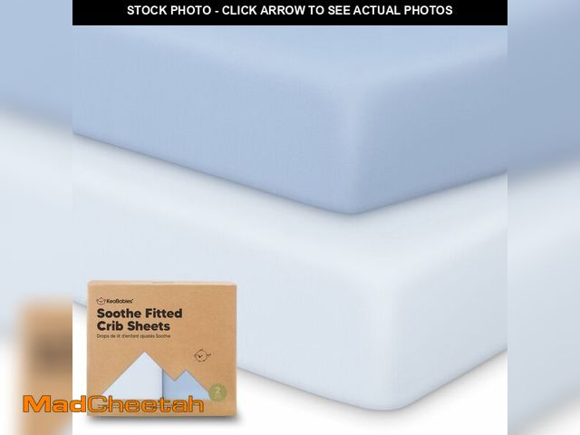 Lot 74-12713617 - KeaBabies 2-Pack Organic Crib Sheets for Boys, Girls - 52x28 Fitted Crib Mattress Sheet Neutral, Bre...