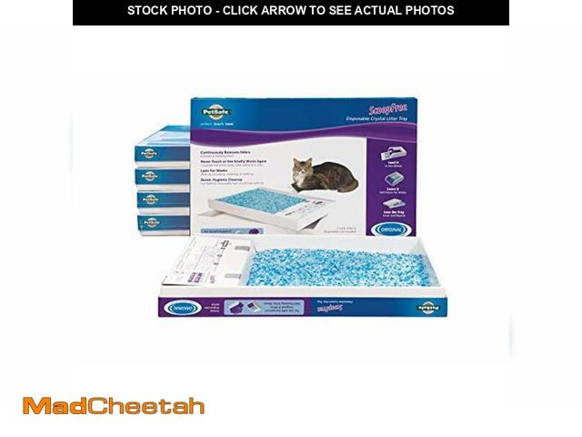 Lot 74-12366257 - PetSafe ScoopFree Disposable Crystal Cat Litter Tray - Easy Cleaning Box - Refill Tray for Electric ...