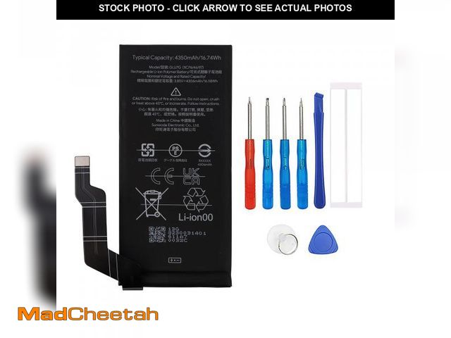 Lot 74-12442900 - SWARK New GLU7G Rechargeable Battery Compatible with Google Pixel 6a 6.1 inch GX7AS, GB62Z, G1AZG wi...