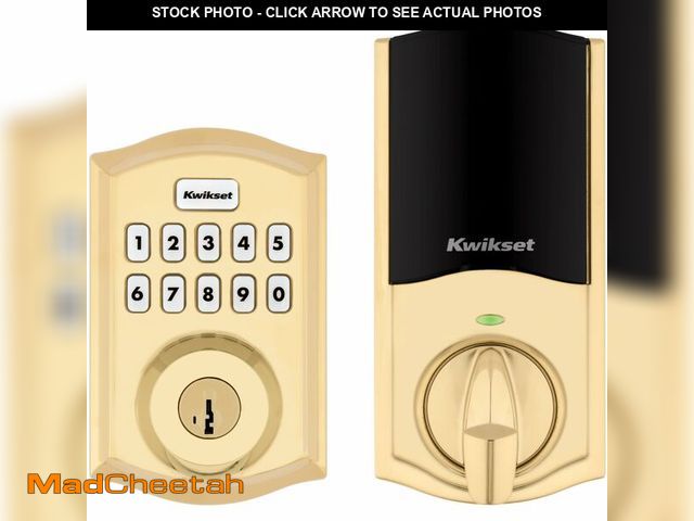 Lot 74-13571184 - Kwikset HomeConnect 620 Z-Wave Long Range Enabled Keypad Smart Lock Convenient Keyless Entry, Custom...