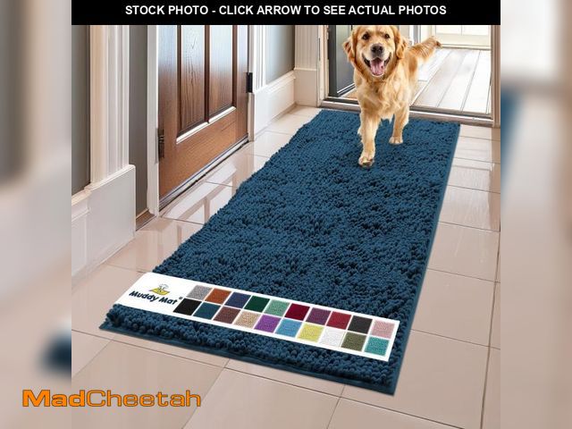 Lot 74-12118541 - Muddy MatÃÂ® Shown on TVÃ¢â¬âSuper Absorbent Microfiber Dog Door Mat for Muddy Paws, Non-Slip Wa...