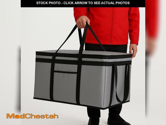 Lot 74-12879751 - musbus insulated catering bag 22x14x13 Very heat XXXL Insulated Food Delivery Bag Cooler Bags Keep F...