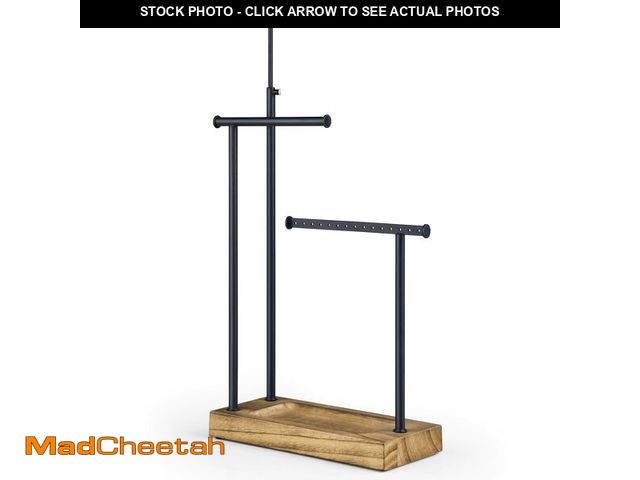 Lot 74-12706010 - SRIWATANA Jewelry Organizer Stand, Extra Tall Necklace Holder Jewelry Holder, Gift Idea (Carbonized ...