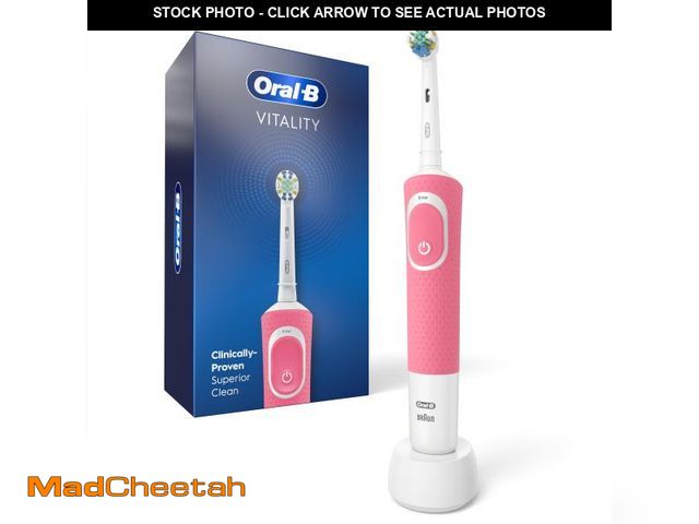 Lot 74-12422633 - Oral-B Vitality Flossaction Rechargeable Electric Toothbrush, Pink, Adults &amp; Children 3+ - UNUSE...