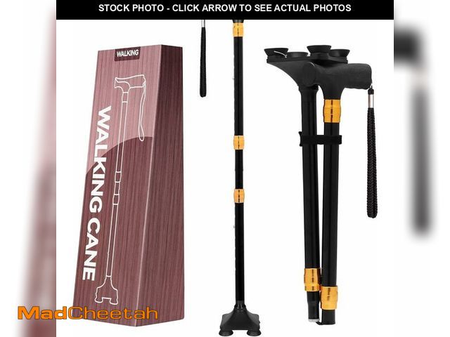 Lot 74-10903467 - LIXIANG Walking Cane for Women for Stability Seniors Balance Folding Foldable Canes for Men Heavy Du...