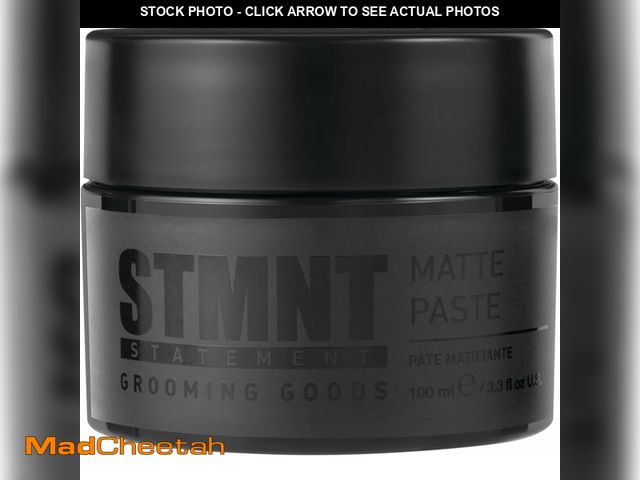 Lot 74-14153262 - STMNT Grooming Goods Matte Paste 3.38 oz | All Day Strong Hold &amp; High Volume | Hair Clay Paste F...