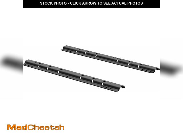 Lot 74-13067774 - CURT 16204 Industry-Standard 5th Wheel Hitch Rails, Carbide Black, 25,000 Pounds - UNUSED