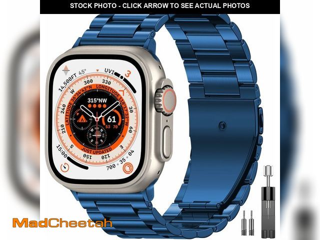 Lot 74-14266785 - EPULY Metal Band Compatible with Apple Watch Bands for Men 49mm 46mm 45mm 44mm 42mm 41mm 40mm 38mm, ...