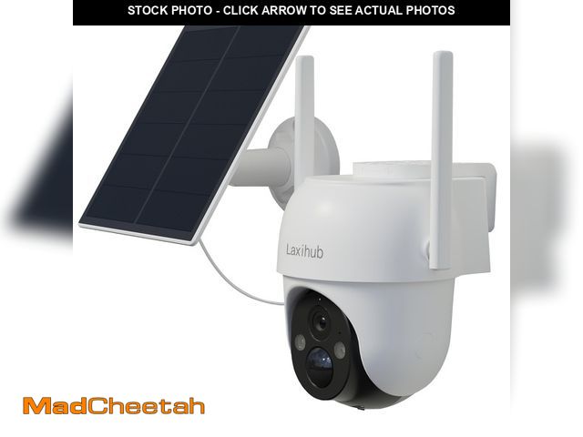 Lot 74-13774786 - Ubox Smart Solar Powered PTZ Camera  Low Power Consumption Solar PTZ Camera T3v1.0 - UNUSED