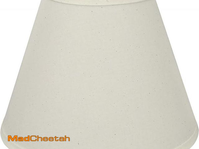 Lot 74-12137461 - Aspen Creative 58876A Transitional Empire Shape Uno Construction Lamp Shade, Cream, 6" Top x 12" Bot...