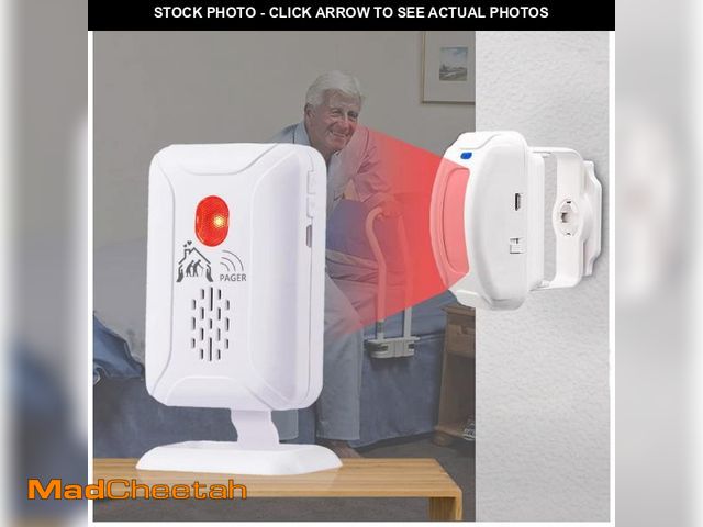Lot 74-12314586 - Upgraded Version Bed Sensor Alarm and Fall Prevention for Elderly/Dementia and More,Caregiver Pager ...