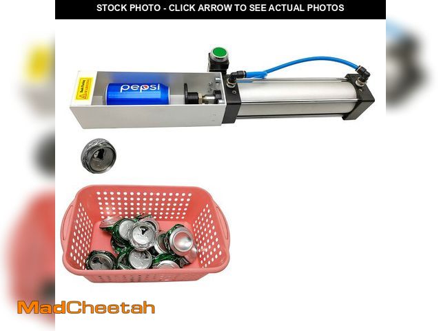 Lot 74-14270602 - NKAIKE Aluminum Air Can Crusher, Heavy Duty Pneumatic Cylinder Soda Beer Can Crusher, Eco-Friendly R...
