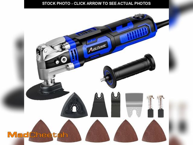 Lot 74-13958129 - AVID POWER Oscillating Tool, 3.5-Amp Oscillating Multi Tool with 4.5ÃÂ° Oscillation Angle, 6 Variab...