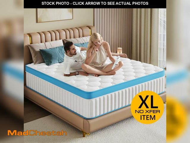 Lot 74-13652219 - Niqooia Queen Mattress 14 Inch, Medium Firm Memory Foam Mattressfor Suppotiv, 6-Layer Pressure Relie...