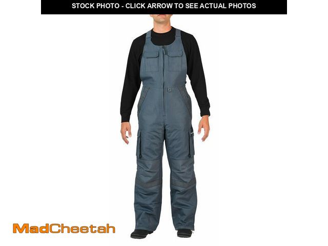 Lot 74-13067794 - Arctix Men's Tundra Ballistic Bib Overalls With Added Visibility, Steel, X-Large/36" Inseam - UNUSED