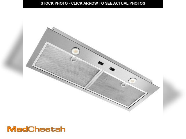 Lot 74-13691475 - Broan-NuTone 30 in. 300 Max Blower CFM Built-In Powerpack Insert for Custom Range Hoods with LED Lig...