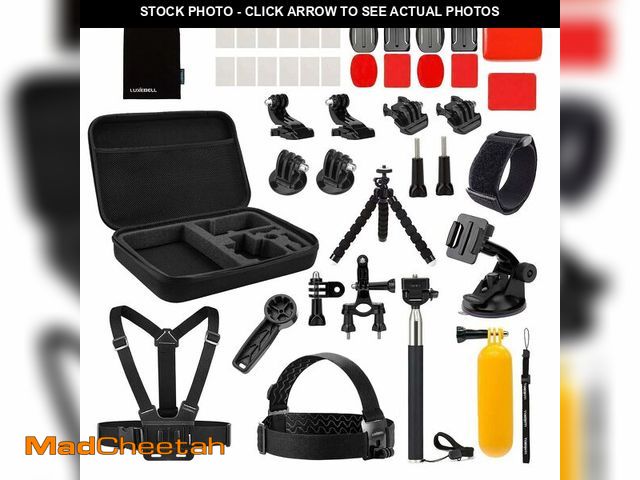 Lot 74-12974808 - Luxebell Action Camera Accessory Kit for GoPro Hero Black Silver 13 12 11 10 9 8 7 6 5 4 Session Max...
