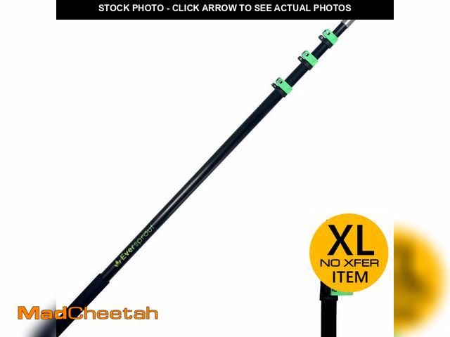 Lot 74-13774084 - Eversprout 4-Stage Telescopic Extension Pole, 7-24 ft Heavy-Duty Aluminum - UNUSED