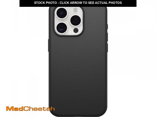 Lot 74-11554812 - OtterBox iPhone 15 Pro (Only) Symmetry Series Case - Black, Ultra-Sleek, Wireless Charging Compatibl...