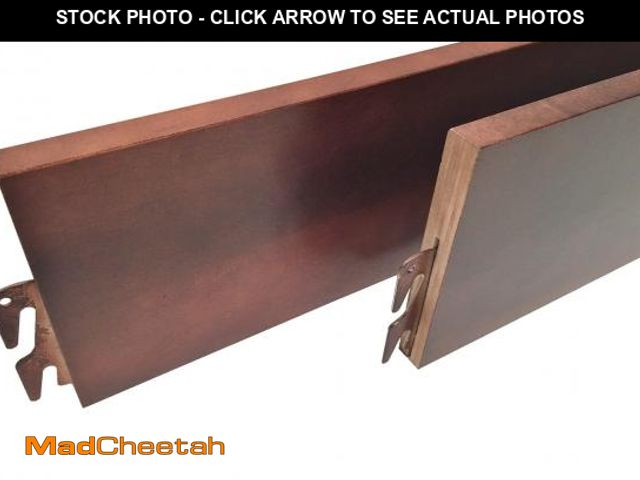 Lot 74-12152739 - Wood Bed Rails Replacement Kit, Easy Install &amp; Durable Hook-On Wooden Side Rails (Pair) - Fits T...