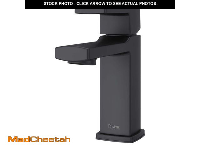 Lot 74-14225664 - Pfister Deckard Single-Handle Single Hole Bathroom Faucet in Matte Black - UNUSED