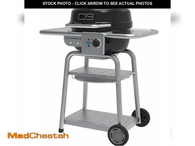Lot 74-12693441 - Bistro Pro Electric Grill &amp; Griddle + Charcoal Mode, Black - 25302145 - UNUSED