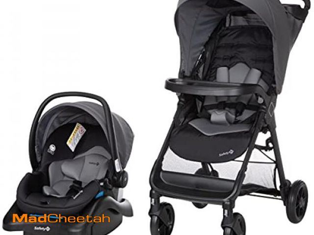 Lot 74-12137217 - Safety 1st Smooth Ride Travel System Stroller and Car Seat OnBoard FLX - Efficient Infant Car Seat S...