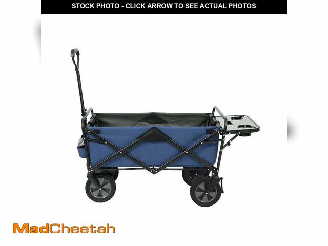 Lot 74-12788852 - Macwagon WTC-193 Folding Wagon with Table, Blue - UNUSED