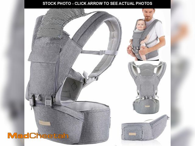 Lot 74-12698459 - Baby Carrier Newborn to Toddler: 9-in-1 Convertible Carrier Ergonomic Infant Carriers All Seasons, M...