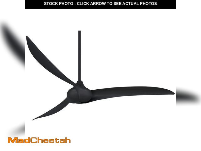 Lot 74-13287744 - MINKA-AIRE Wave 65 in. Indoor Coal Ceiling Fan with Remote Control - UNUSED