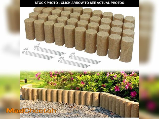Lot 74-13698030 - Gardzen Landscape Edging Kit, Flexible Garden Edging Border with Anchoring Spikes, Ideal for Flower ...