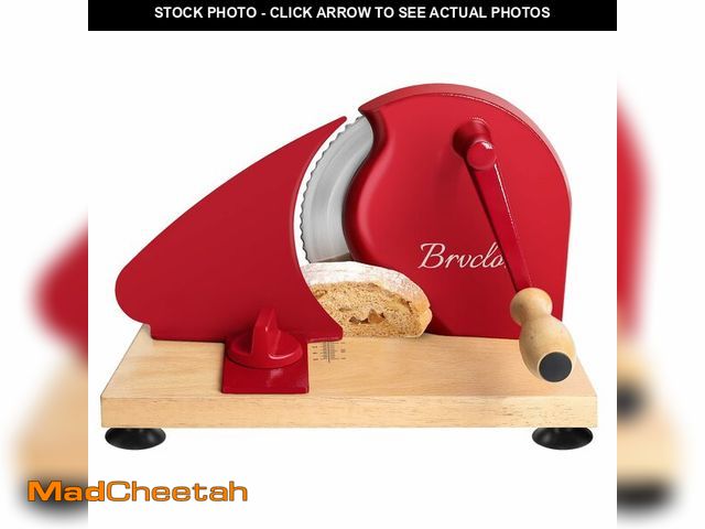 Lot 74-12714556 - Manual Bread Slicer for Homemade Sourdough Bread, Adjustable Thickness, Evenly Slicing, Hand Crank B...