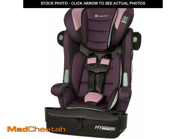 Lot 74-14304619 - Baby Trend Hybrid SI 3-in-1 Combination Booster Seat, Dash Orchid - Side-Impact Protection, 3-Stage ...