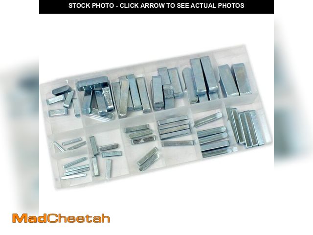 Lot 74-12704974 - Pulley Keyway Key - Square Key Stock 60pc - Keyway Stock, Keyway Tension, Keyway Blank - Keyway Plas...
