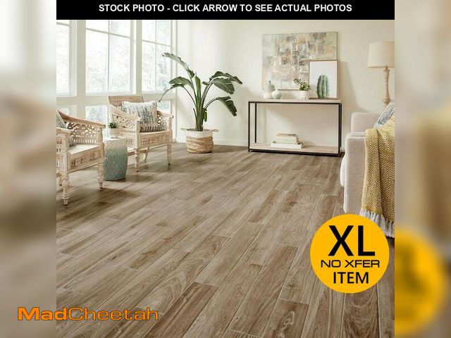 Lot 74-12772393 - Trace Meadow 6 in. x 36 in. Golden Brown Glazed Porcelain Floor and Wall Tile (50 Boxes, 725 SqFt) -...