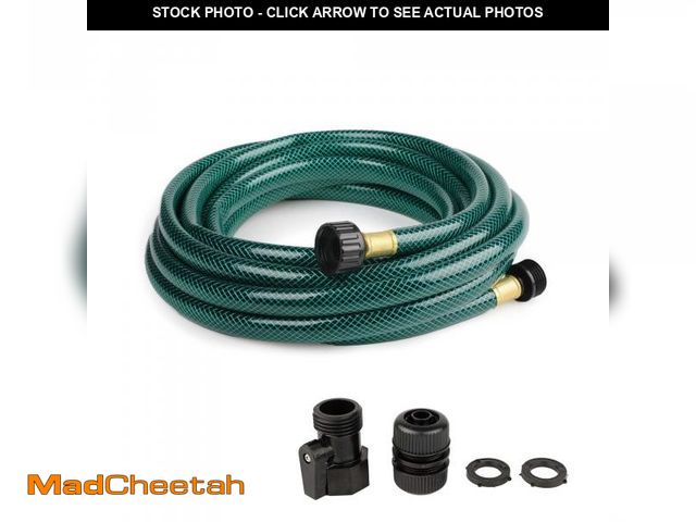 Lot 74-12125532 - FUNJEE Garden Hose Leakproof for Gardener: 1/2Ã¢â¬Â PVC Water Hoses with GHT Fittings - 25 FT No K...